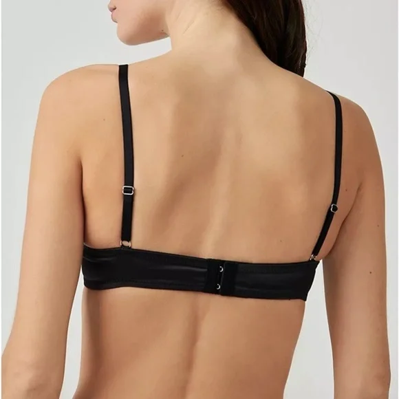 NWT Free People Heartthrob Underwire Bra Black XS - Picture 4 of 12